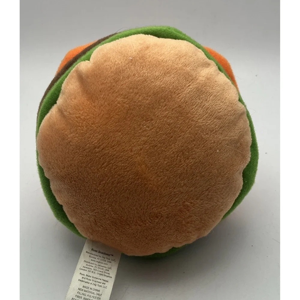 Russ Snackeez Bradley Burger Plush Cheeseburger 5